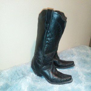 Tony Lama's Women's Black Label Boots Size 9